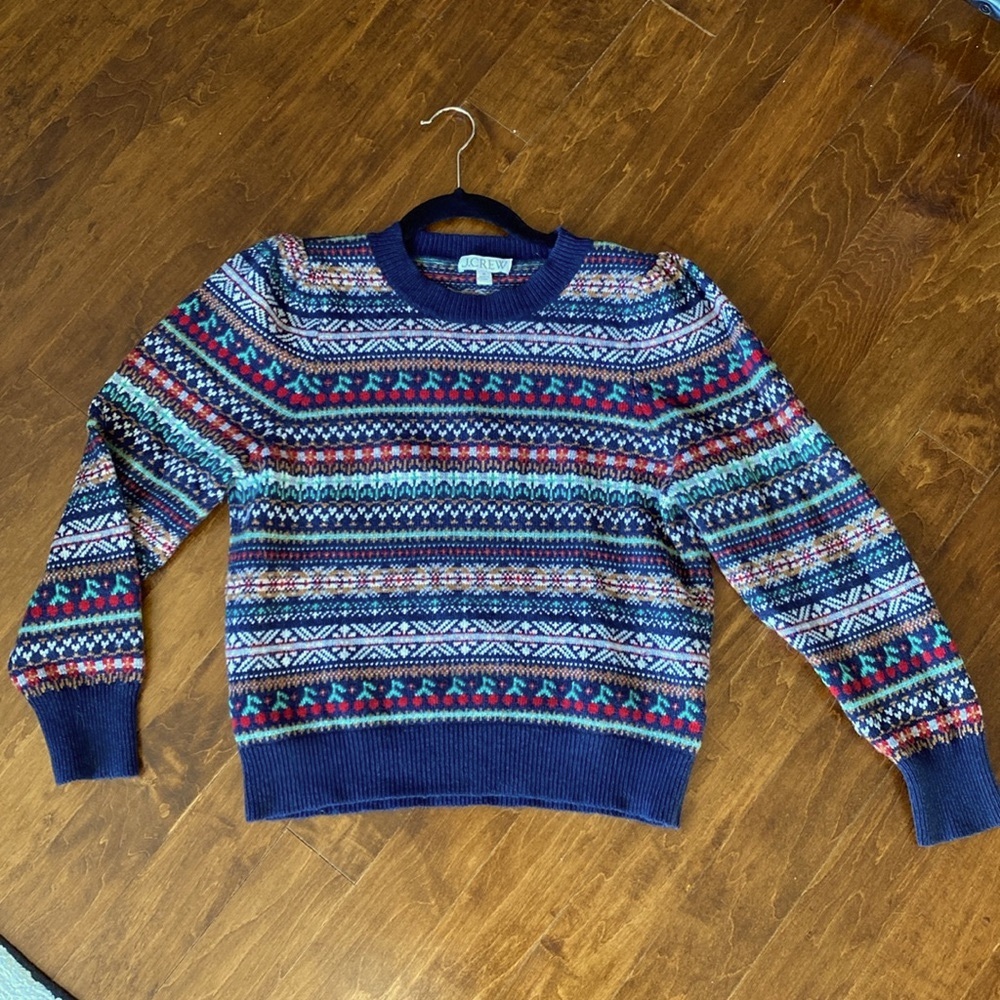 J Crew Pattern Sweater
